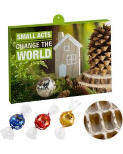 Premium Präsent-Adventskalender Eco mit Lindt Lindor Kugel Mix
