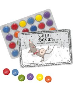 Kleinster (Advents-)Kalender der Welt Standardmotive mit Schokolinsen