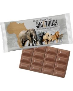 SUPER-MAXI-Schokoladentafel im Papier Flowpack