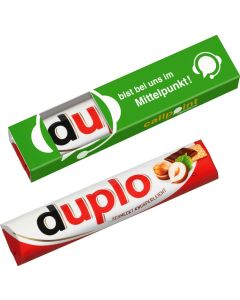 1er Duplo im Werbeschuber mit Sichtfenster