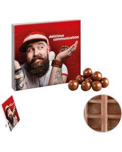 reinpapier® Mini-Adventskalender mit Schokoknusperkugeln