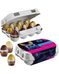 12er Ostereier-Karton mit Ferrero Rocher Eiern