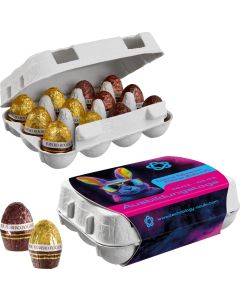 12er Ostereier-Karton mit Ferrero Rocher Eiern