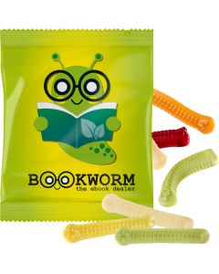 Fruchtgummi individuell 30 g, VEGAN im konventionellen Tütchen