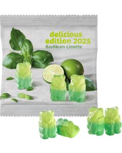 Vegane Basilikum-Limetten Bärchen im konventionellen Tütchen