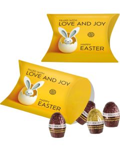 Promo-Kissenverpackung mit Ferrero Rocher Eiern
