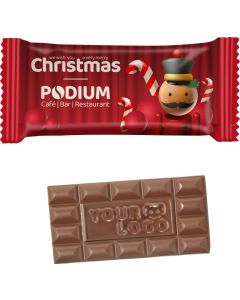 Schoko-Sondermotiv M im Standard-Flowpack