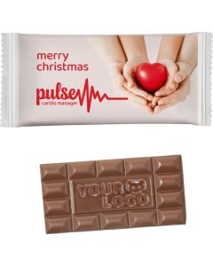 Schoko-Sondermotiv M im Papierflowpack