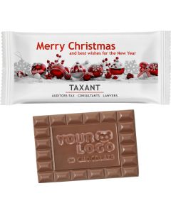 Schoko-Sondermotiv L im Papierflowpack