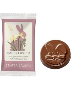 Schokotaler "Osterhase" im Papierflowpack