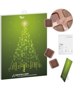reinpapier® Schoko-Adventskalender / im Quer- oder Hochformat