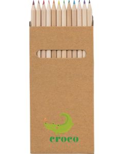 Buntstift Schachtel mit 12 Buntstiften Croco