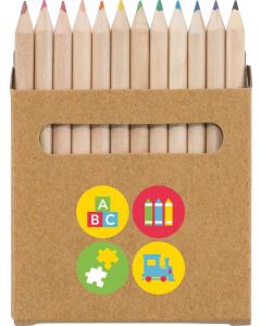 Buntstift Schachtel mit 12 Buntstiften Coloured