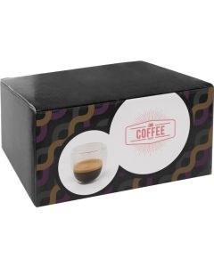 Isothermisches Glas-Kaffee-Set mit 2 Gläsern Expresso