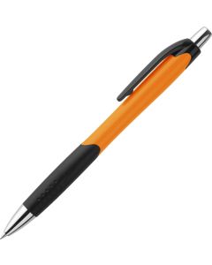 Kugelschreiber aus ABS mit Gummigriff Caribe