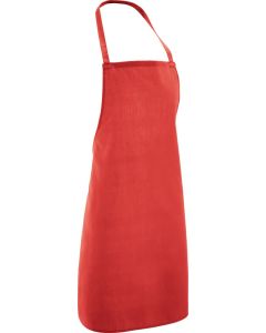 Schürze aus Baumwolle und Polyester Curry