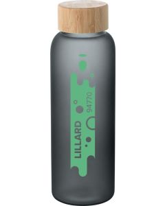 Flasche aus Borosilikatglas mattiert 500 ml Lillard