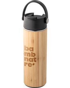 Thermosflasche aus Bambus, Edelstahl und PP 440 ml Laver