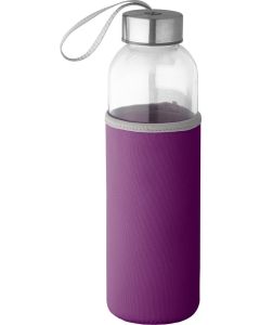 Glas und Edelstahl Sportflasche 520 ml Raise