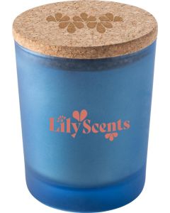 Aromatische Kerze Duval in Glasbecher mit Holzdeckel