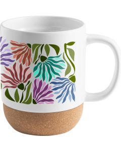 Keramikbecher Rory Sub mit Korkboden 410 ml