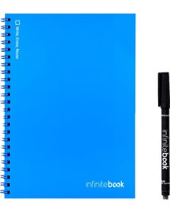 A5 Notizbuch Infinitebook mit 15 unlinierten Whiteboard Seiten