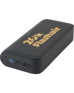 Powerbank Becker 20 aus rABS mit 15W kabellosem Ladegerät, 20.000 mAh