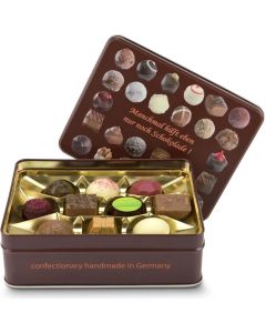 Schokoladenauswahl - Pralinendose mit 125 g