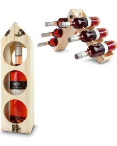 RACKPACK - Original, 2in1 Weinverpackung und Weinregal (ohne Wein)