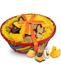 Großer Osterkorb mit Confiseriespezialitäten, 600 g