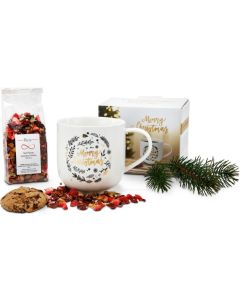 Präsenteset: Weihnachtliche Teetasse