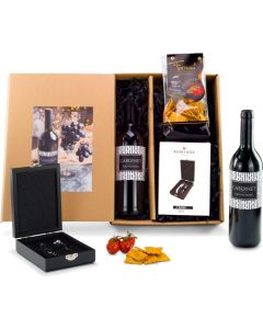 Präsenteset: Wein & Snack