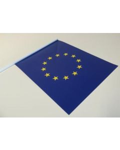 Individuelle Fahnen mit Kunststoffstab