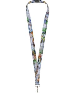 Addie Sublimation Lanyard mit Sicherheitsverschluss aus recyceltem PET Kunststoff