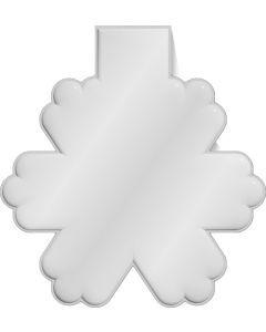 RFX™ M-10 Reflektierender PVC-Magnet Schneeflocke