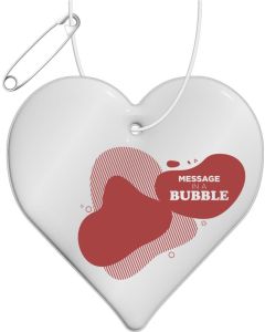 RFX™ H-09 Reflektierender TPU-Anhänger Herz