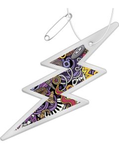 RFX™ H-10 Reflektierender PVC-Anhänger Blitz