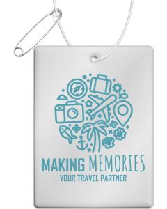 RFX™ H-12 rechteckiger reflektierender TPU-Anhänger groß