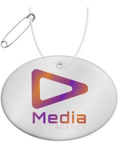 RFX™ H-16 runder, leichter, reflektierender PVC-Anhänger – groß