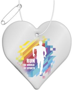 RFX™ H-16 leichter, reflektierender PVC-Anhänger Herz