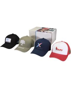 Musterbox mit recycelten Kappen