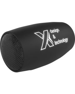 SCX.design S49 2 x 3 Watt Mini-Lautsprecher mit Leuchtlogo