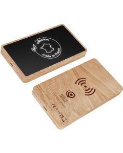 SCX.design P34 kabellose Powerbank aus Holz 5000 mAh