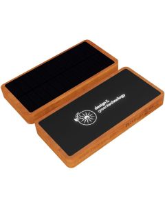 SCX.design P32 Solar-Powerbank 10.000 mAh mit Leuchtlogo