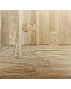 SCX.design K05 Puzzle Schneidebrett Set aus Eiche