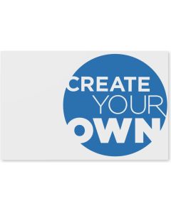 5 Stück individuell gestaltbare Pflaster mit vollfarbig bedrucktem Umschlag aus Kraftpapier