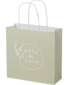 Kraftpapiertasche 120 /m² mit gedrehten Griffen – klein