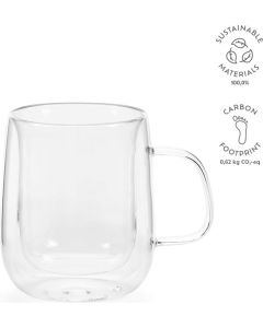 Elbe 450 Tasse Borosilikat Glas 440 ml