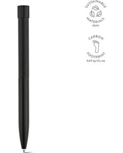 Borges Kugelschreiber recy. Aluminium Schwarz Mine