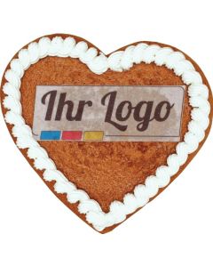 Lebkuchenherz - inkl. Werbedruck